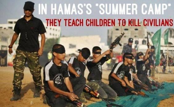 Αυτή είναι η Χαμάς: Στις παιδικές καλοκαιρινές κατασκηνώσεις διδάσκουν παιδιά τακτικές μάχης, χειρισμό όπλων και πως να απαγάγουν, να μαχαιρώνουν και να σκοτώνουν αμάχους Εβραίους