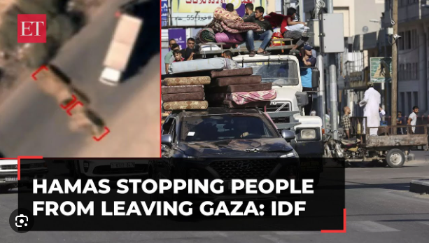 15/10/2023: Γάζα: Η Χαμάς εμποδίζει αμάχους να διαφύγουν προς το Νότο